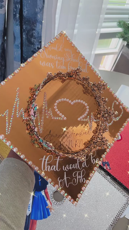 Crown Graduation Cap Toppers